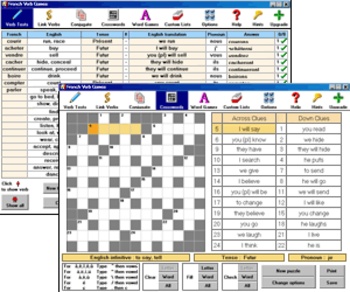 French Verb Games screenshot 2