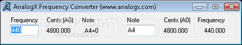 Frequency Converter screenshot