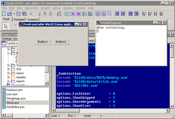 Fresh IDE screenshot
