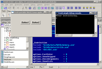 Fresh IDE Portable screenshot 2