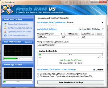 Fresh RAM screenshot 2