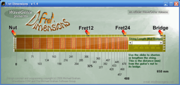 Fret Dimensions screenshot