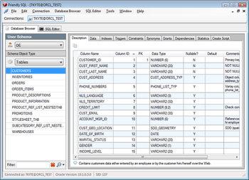 Friendly SQL screenshot