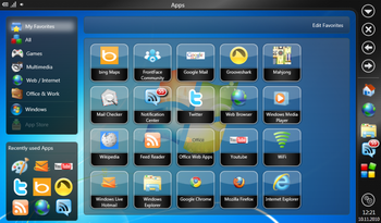 FrontFace for Netbooks and Tablets screenshot