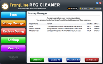 Frontline Reg Cleaner screenshot 4