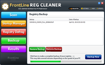 Frontline Reg Cleaner screenshot 5