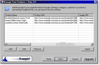 Froogie Froogle Submit screenshot 2