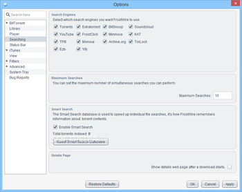 FrostWire screenshot 10