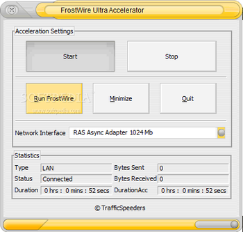 FrostWire Ultra Accelerator screenshot