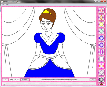 FRS Princess Coloring Book screenshot