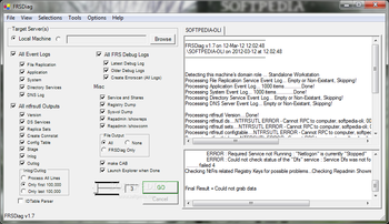 FRSDiag screenshot