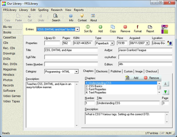 FRSLibrary screenshot 2