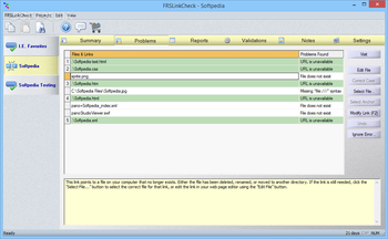 FRSLinkCheck screenshot 2