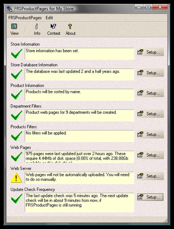FRSProductPages screenshot