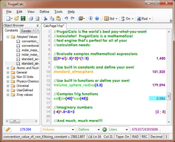 FrugalCalc screenshot 3