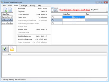 FruitfulTime NoteKeeper screenshot 3