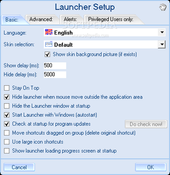 FSL Launcher screenshot