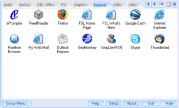 FSL Launcher screenshot