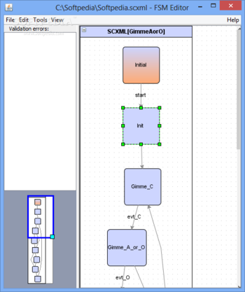 FSM Editor screenshot