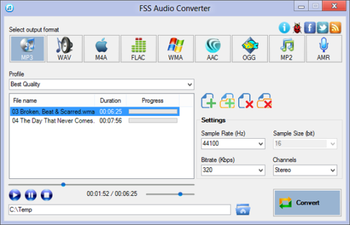 FSS Audio Converter screenshot