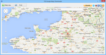 FSS Google Maps Downloader screenshot