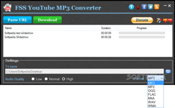 FSS YouTube MP3 Converter screenshot