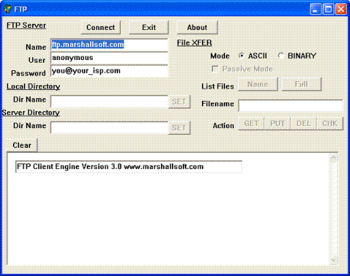 FTP Client Engine for Delphi screenshot