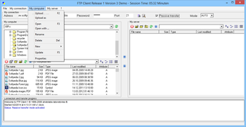 FTP Client screenshot 3