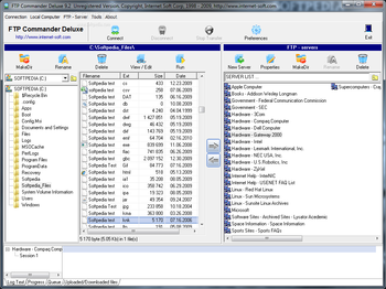 FTP Commander Deluxe screenshot