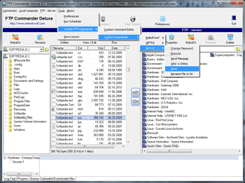 FTP Commander Deluxe screenshot 4