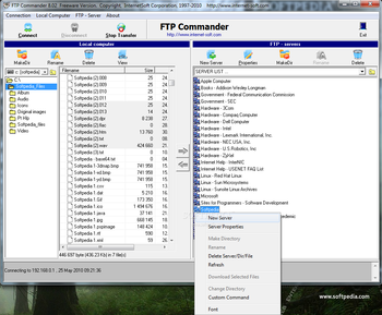 FTP Commander screenshot