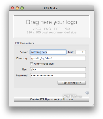 FTP Maker screenshot