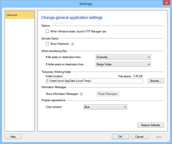 FTP Manager Lite screenshot 7