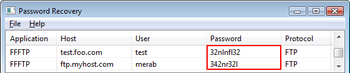 FTP Password Recovery screenshot 2