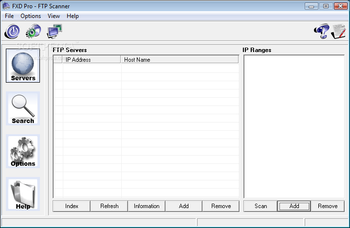 FTP Scanner screenshot