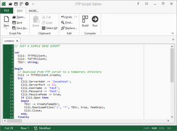 FTP Script screenshot