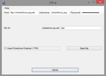 FTP-X screenshot 2