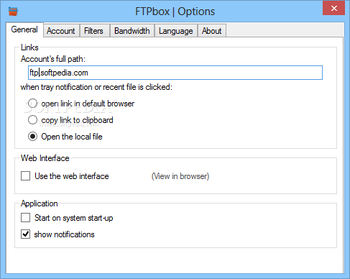 FTPbox Portable screenshot 3