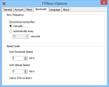 FTPbox Portable screenshot 6