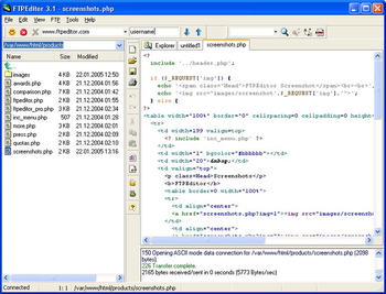 FTPEditor screenshot