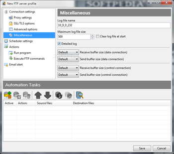 FTPGetter Professional Portable Edition screenshot 6