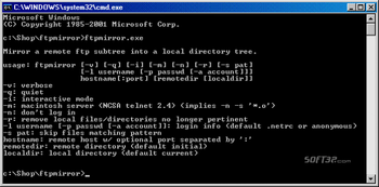 ftpmirror screenshot 2