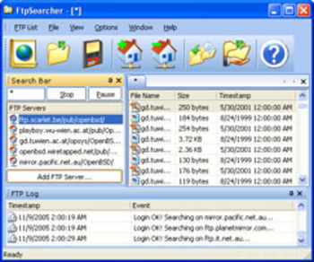 FtpSearcher screenshot 2
