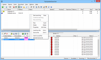 FTPUpdateSearcher screenshot 2