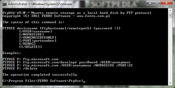 FtpUse screenshot