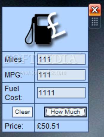 Fuel Cost Calculator screenshot