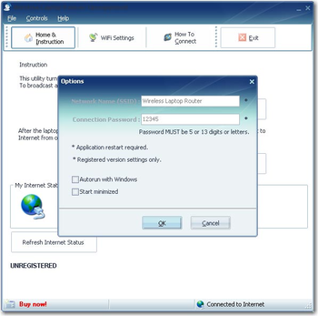 FUJITSU Wireless Laptop Router screenshot 3