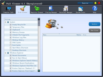 Full Cleaner screenshot