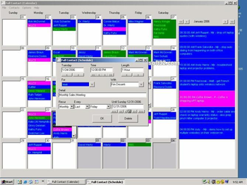 Full Contact Calendar screenshot