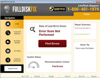 Full Disk Fix screenshot